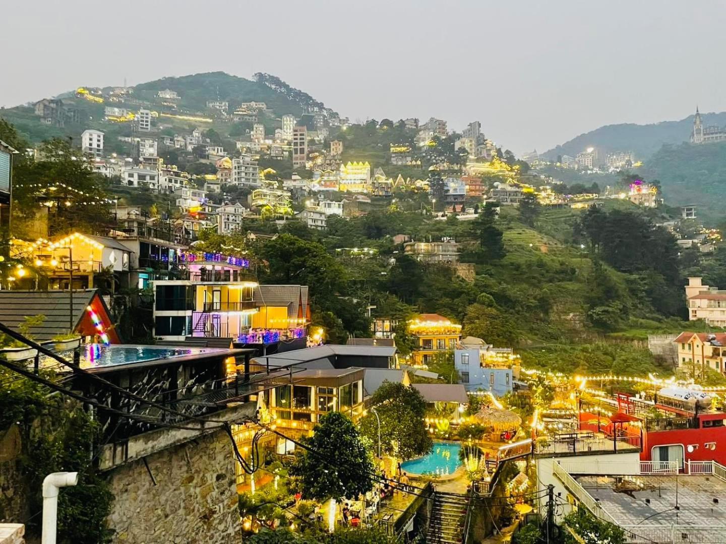Nhà Trên Mây - Homstay Tam Đảo Esterno foto